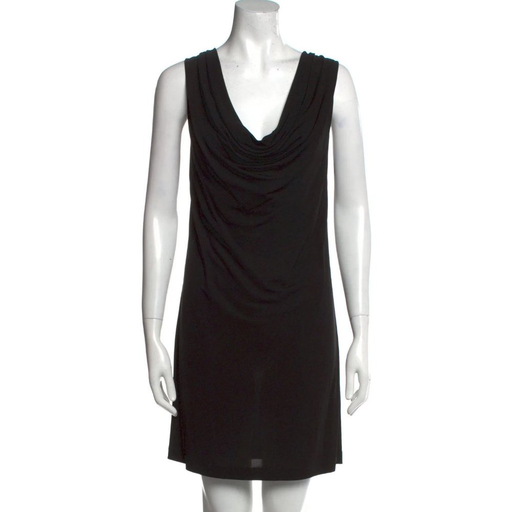 Haute Hippie Black Cowl Dress